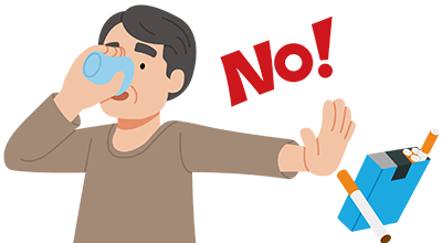 気をそらす